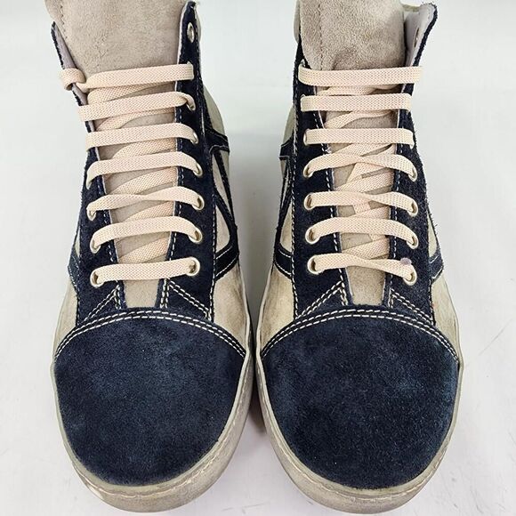 Fontanina Oliberte Hi-top Sneakers US 9 Gray/black Suede Lace-Up Ankle Boot Shoe - Picture 9 of 15